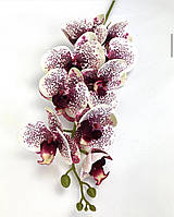 Искусственный цветок Орхидея, 95 см., Бело-фиолетовый, 319