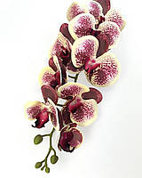 Искусственный цветок Орхидея, 95 см., Бордовый, 323