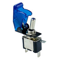 Переключатель, тумблер, выключатель питания 12В 20А LED, синий 2000-00459