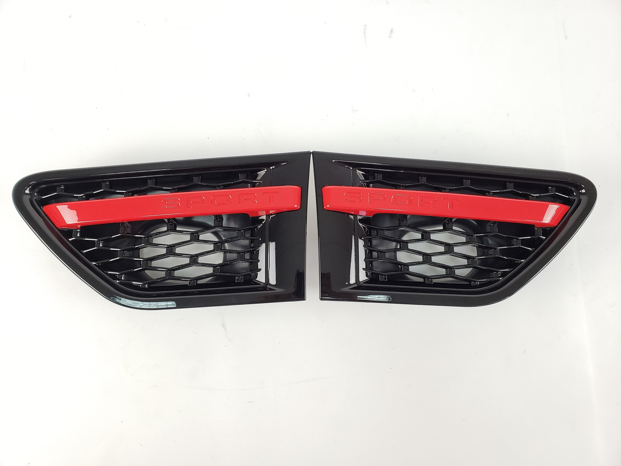 Бічні жабри на Range Rover Sport 2009-2013 рік Чорні з червоним