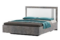 Двоспальне сучасна ліжко 160*200см "Алекса" від Світ Меблів (індастріал, білий)