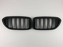 Ніздрі на BMW 5 Series G30 / G31 / F90 2017-2020 рік Чорні Матові ( Подвійні M-Look )