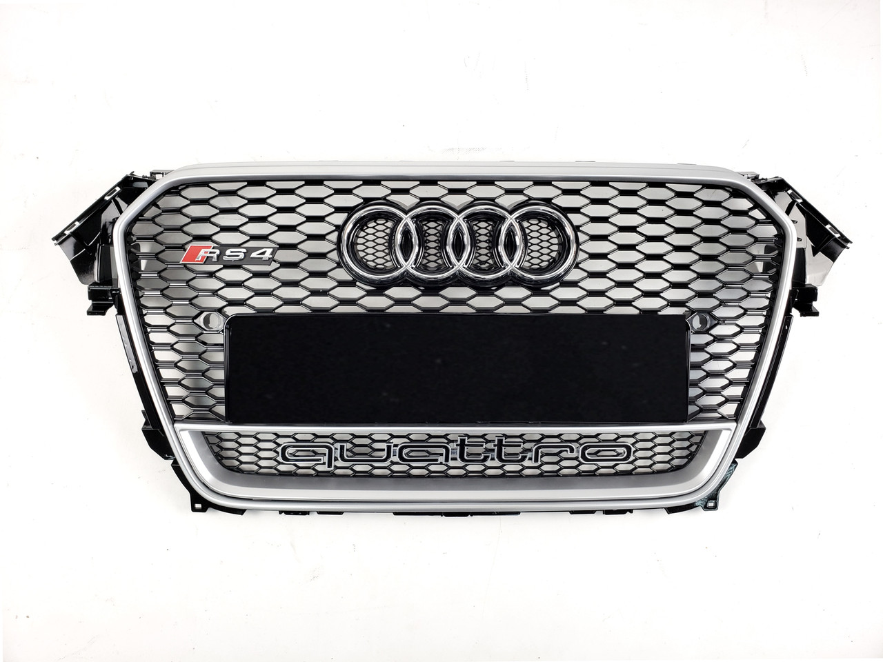 Решетка ришотка радиатора AUDI A4 b8.5 RS4 B8.5 silver black 2013-2015год