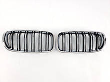 Ніздрі на BMW 3 Series F30 / F31 / F35 2012-2018 рік Чорні Глянсові Хром Рамка ( Подвійні M-Look )