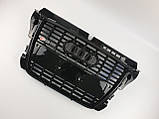 Решітка радіатора Audi A3 2008-2012 рік Чорна (в стилі Sline), фото 4