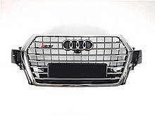 Решітка радіатора Audi Q7 2015-2020год Чорна з хромом (в стилі S-Line) Оцінити цей товар