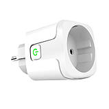 Розетка Wi-Fi Tuya Smart Plug 16 А 220 В тижневий таймер 2301-05059, фото 2