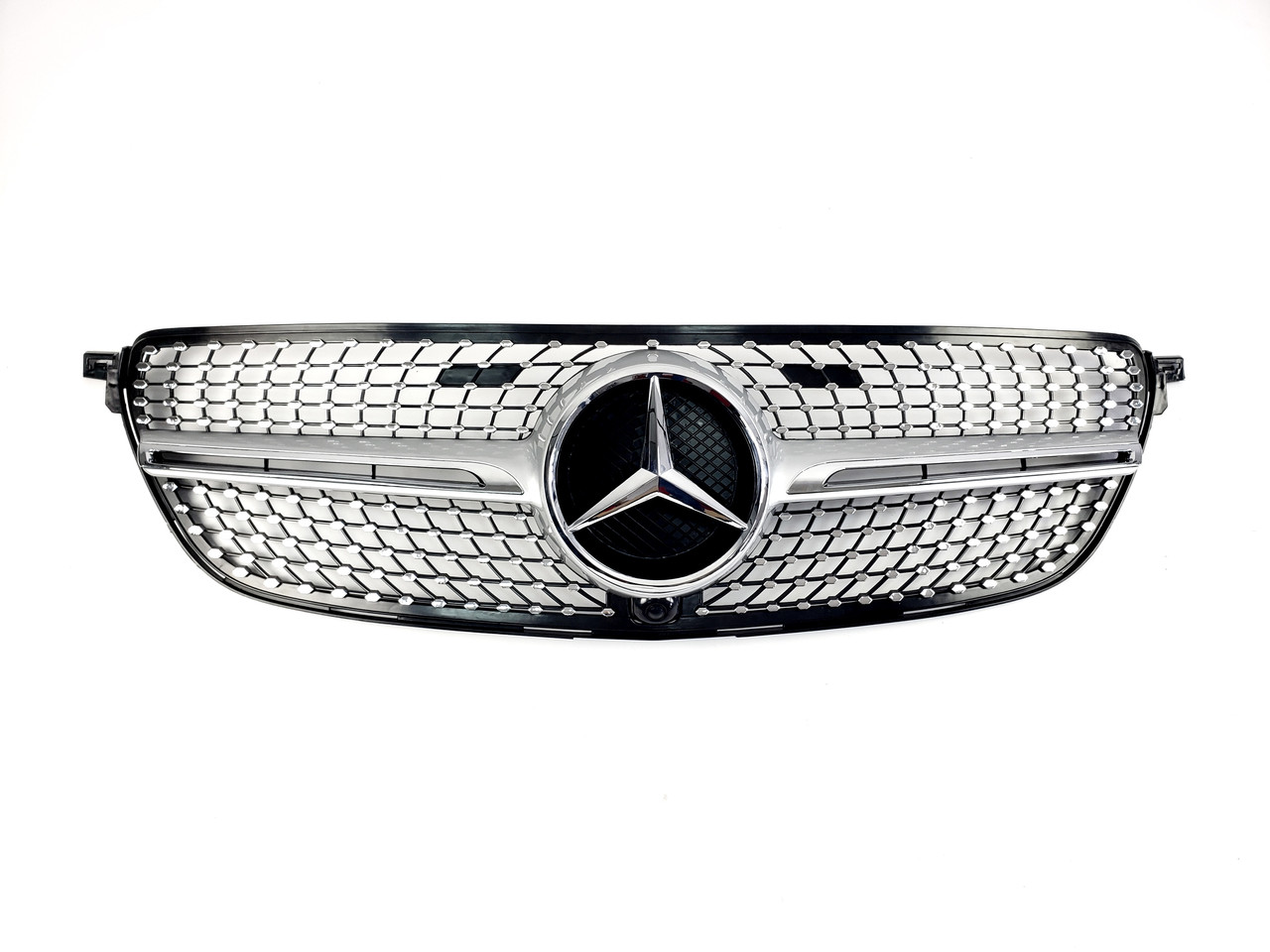 Решітка радіатора Mercedes GLE-Class Coupe C292 2015-2019год Diamond Silver