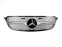 Решітка радіатора Mercedes GLE-Class Coupe C292 2015-2019год Diamond Silver