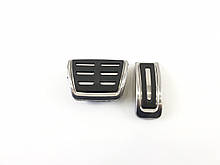 Накладки на педалі VW Polo 2012-2019 Jetta 2012-2019 Skoda Fabia 2012-2019 Rapid 2012-2019 АКПП
