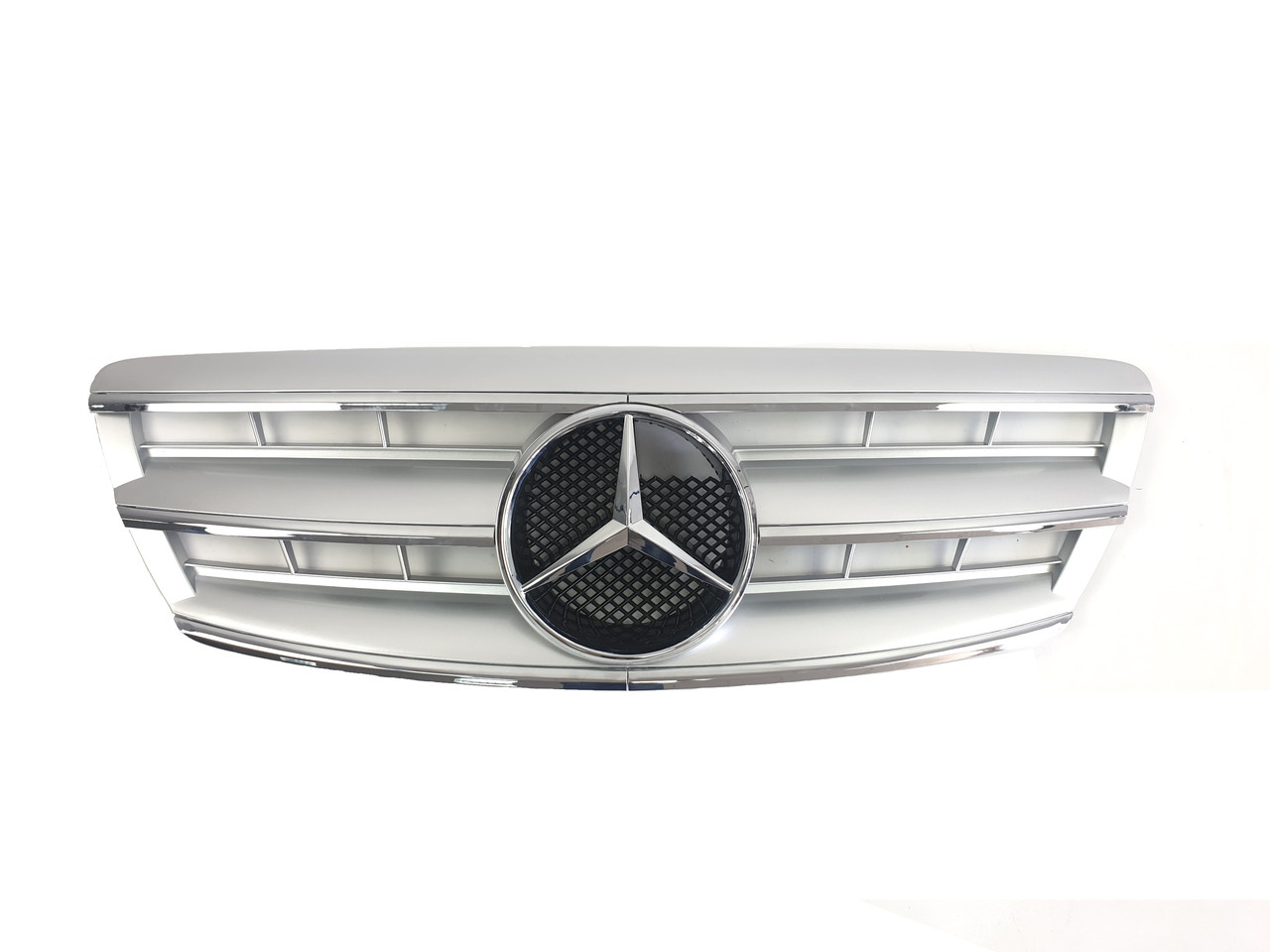 Решітка радіатора на Mercedes S-Class W220 2002-2005 рік AMG стиль ( Сіра )