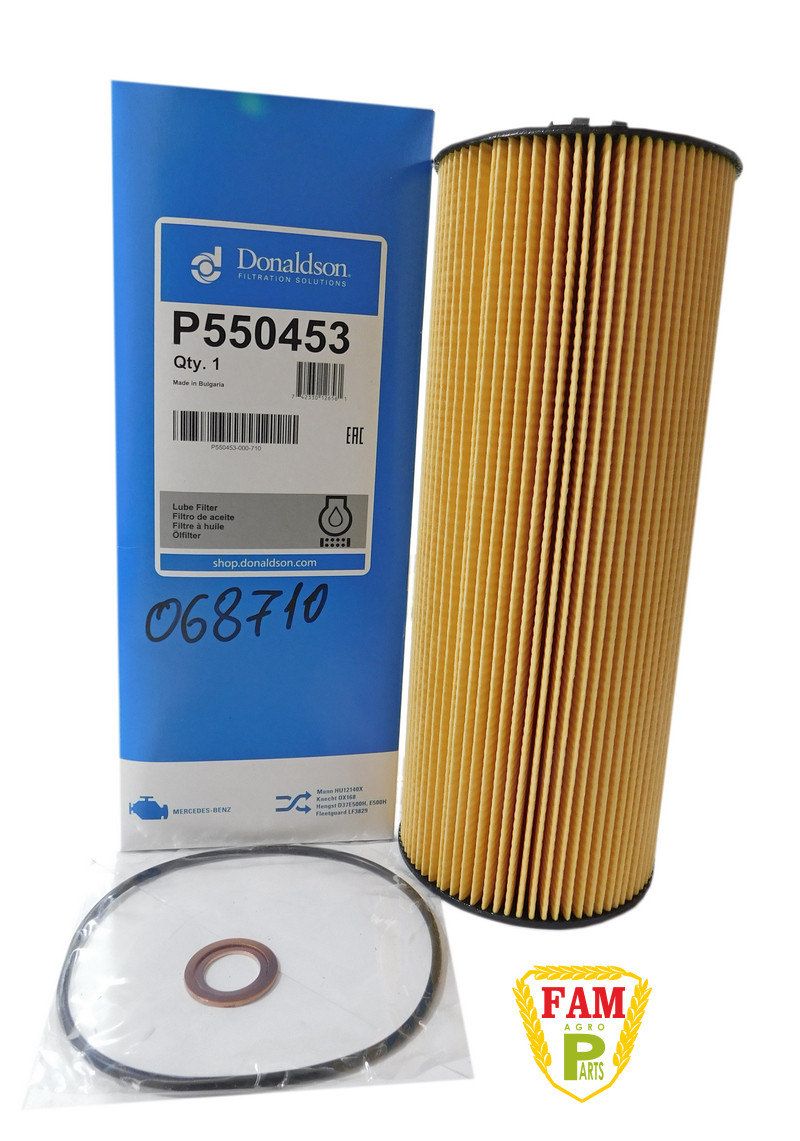 Фільтр масляний P550453 Donaldson, 068710 Claas