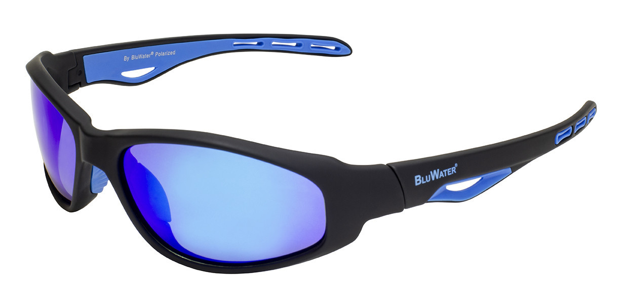 Окуляри поляризаційні BluWater BUOYANT-2 Polarized (G-Tech ™ blue) сині дзеркальні