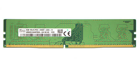 Оперативна пам'ять для ПК Hynix DDR4 4Gb PC4-2400T (б/у), фото 1