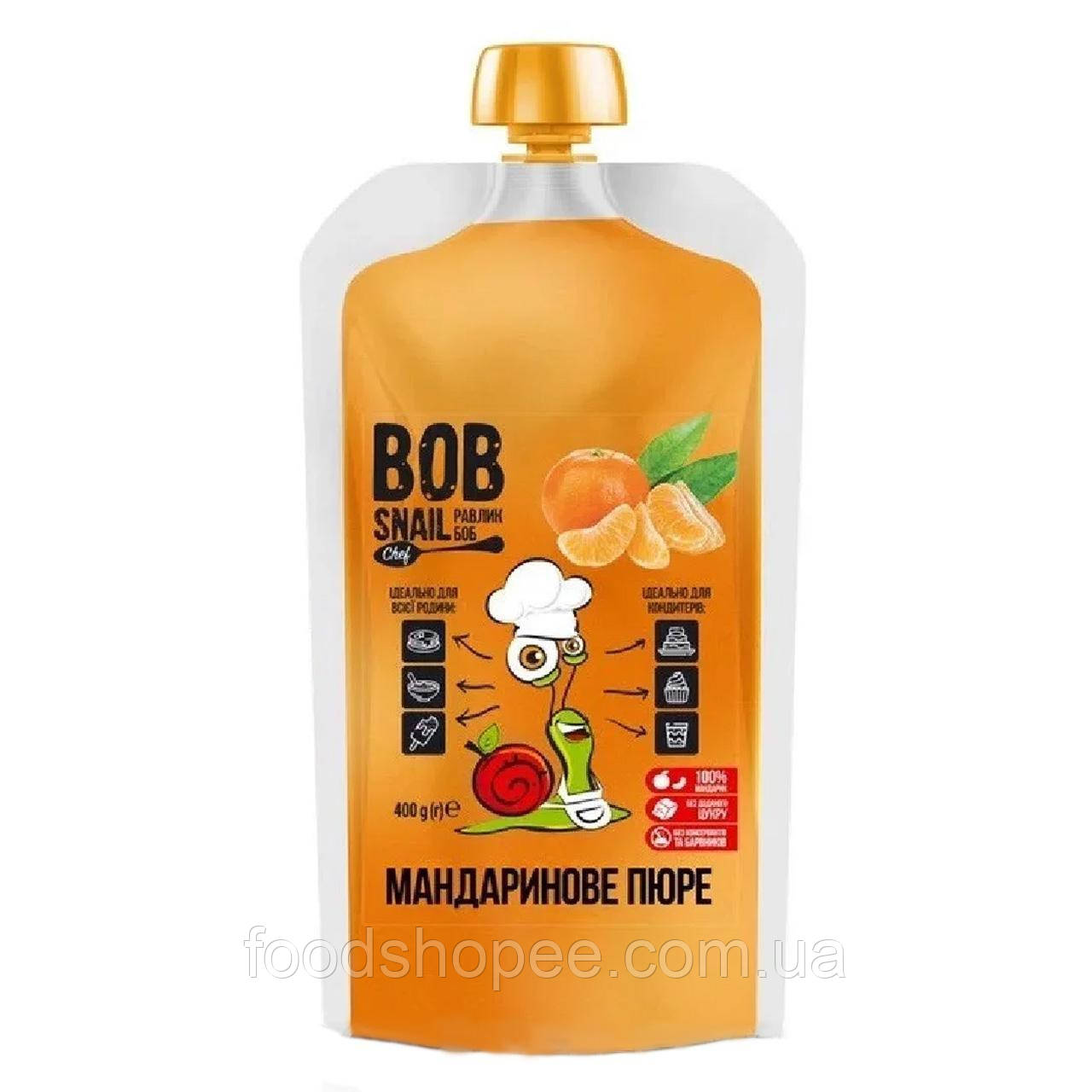 Пюре Мандарин, Bob Snail, 400г