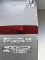 Колготки 250 ден бавовняні з махрою щільні MARILYN 250 чорного кольору розміри  2 3 4 5 6, фото 4