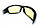Окуляри захисні з ущільнювачем Global Vision ITALIANO Plus (yellow) жовті, фото 4