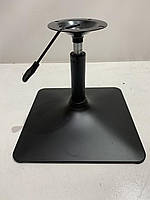 Стілець Arno 4-BK-Base шкірозамінник пурпуровий 1010 на чорній квадратній нозі-опорі з регулюванням висоти, фото 3