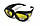 Окуляри захисні з ущільнювачем Global Vision OUTFITTER (yellow) жовті, фото 3