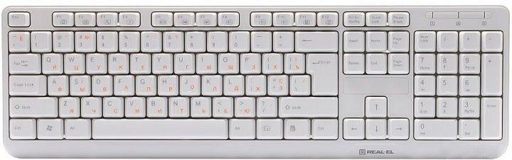 Клавіатура REAL-EL 500 Standard USB white