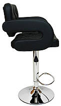 Барний стілець хокер Bonro B-823A чорний (40080025), фото 3