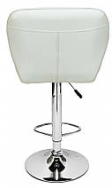 Барний стілець зі спинкою Bonro B-087 білий (40600007), фото 2