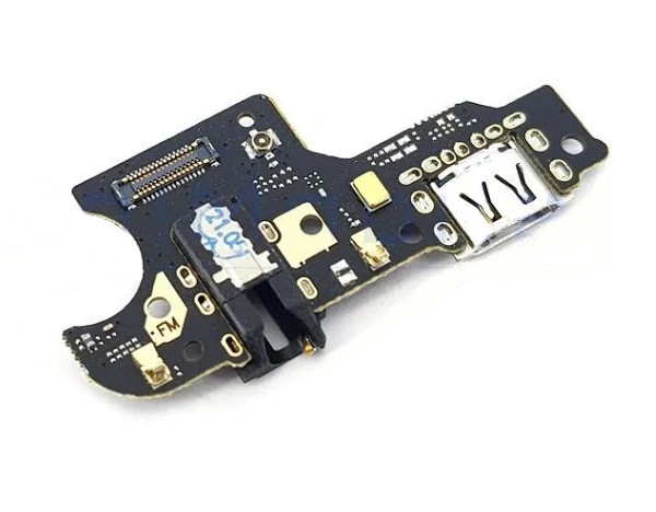 Нижня плата (роз'єм зарядки) для Oppo A5s на платі з мікрофоном і компонентами, фото 1