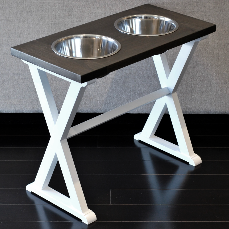 Підставка під миски для собак "Ружом" зефір-венге