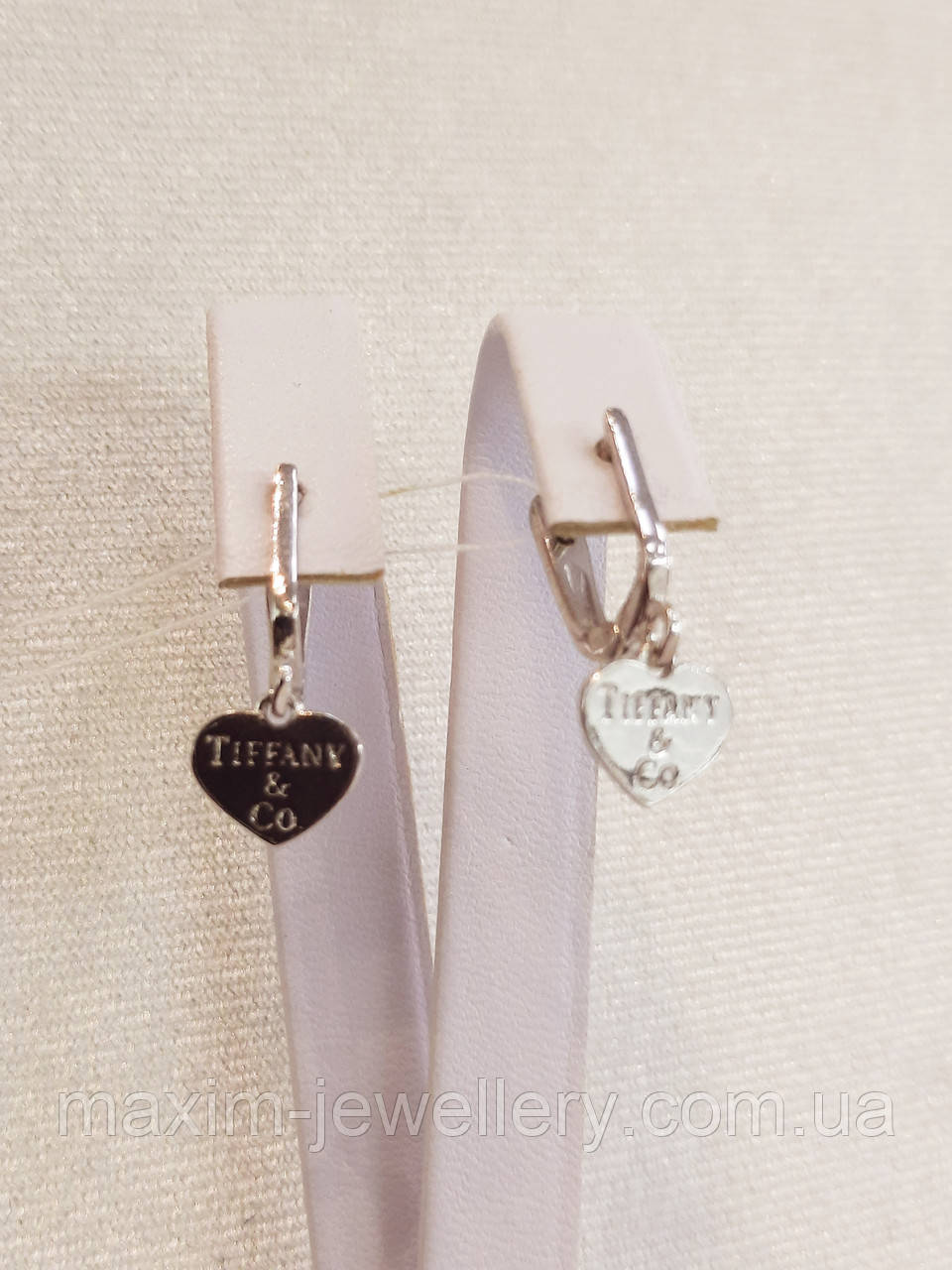 Сережки "Тіффані" зі срібла, фото 1