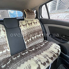 Автомобільна накидка в авто на задні сидіння "Скандинавські Олені", фото 4
