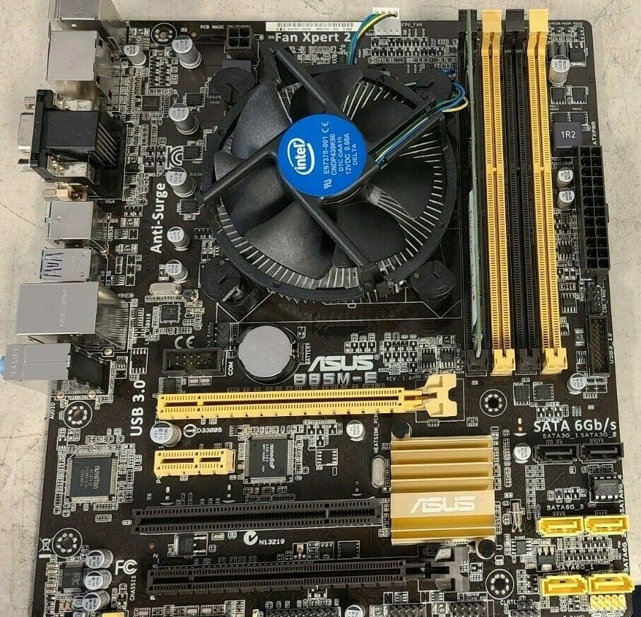 ПОТУЖНИЙ ІГРОВИЙ Комплект на 4 ЯДРА s1150 - INTEL CORE i5-4670 ( 4 ЯДРА по 3,4-3.8 GHZ )+ Плата ASUS B85M-E