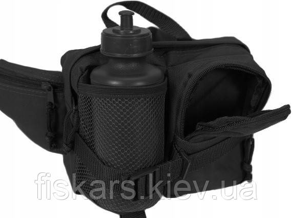 Поясна Сумка з флягою Mil-Tec Fanny Pack Black (13511002)