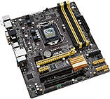 НАДІЙНА ПЛАТА s1150 ASUS B85M-E з HDMI на DDR3 ( 4 СЛОТИ) / USB3.0 / SATA3 LGA 1150 з ГАРАНТІЄЮ, фото 3