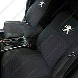 Авто чохли PEUGEOT 307 SW 2002-2008рр. універсал 3 разд. задн Чохли на сидіння ПЕЖО 307 СW 2002-2008рр., фото 4
