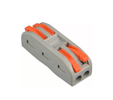 Клема швидкого монтажу багаторазова SPL-2 (PCT-222)