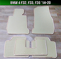 ЄВА килимки BMW 4 F32, F33, F36 '14-20. EVA килими БМВ 4 ф32 ф33 ф36