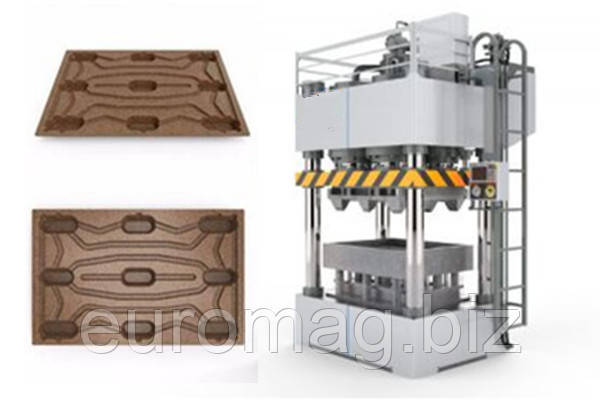 Обладнання для виробництва піддонів із тирси, фото 1