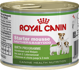 Royal Canin Starter Mousse 195 г для сук та цуценят до 2 місяців