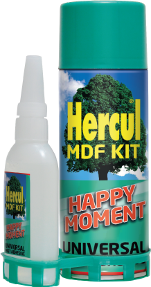 Універсальний швидкий експрес клей з активатором Hercul Happy Moment 50гр/200мл