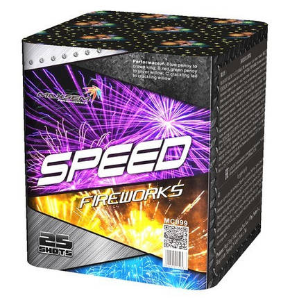 Салют SPEED FIREWORKS VIOLET Калібр 30 мм \ 25 пострілів MC099, фото 2