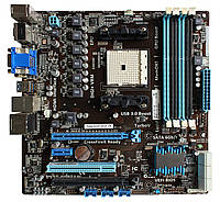 Плата под AMD Socket FM2 ASUS F2A85-M / СM1745 SLI c HDMI+ USB 3.0 на DDR3 поддерживает до A10-6800K sFM2