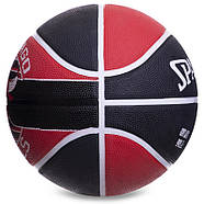 М'яч баскетбольний гумовий No7 SPALDING NBA Team CHICAGO BULLS, фото 5