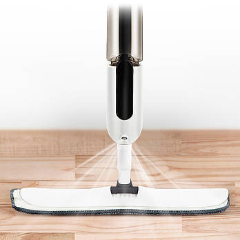 Швабра з розпилювачем для миття підлог Water Spray Mop, Біла / Швабра для прибирання