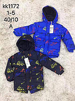 Куртки з хутром для хлопчиків S&D 1-5 років