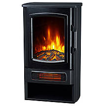 Підлоговий електрокамін окремостоячий з обігрівом, камін вогнище електричний ArtiFlame AF-FS-92-G, фото 2