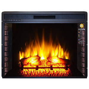 Вбудовуваний електрокамін з обігрівом, з пультом керування для дому ArtiFlame AF33
