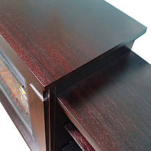 Підлоговий декоративний електрокамін з обігрівом, камінокомплект для квартири ArtiFlame Fashion AF18 венге, фото 2