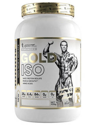 Ізолят сироваткового протеїну (білка) Kevin Levrone Gold ISO 980 g хіт продажів, фото 2