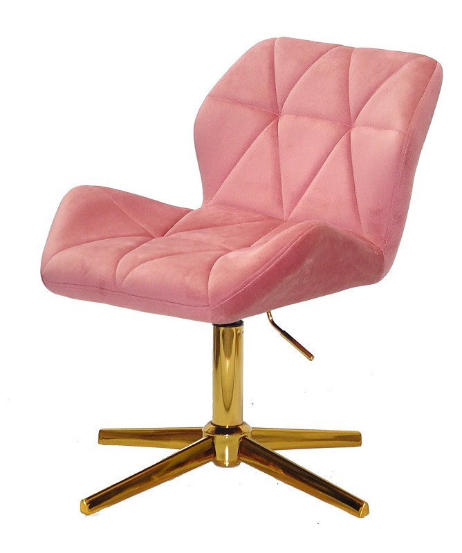 Поворотний стілець Paris GD — Modern Base велюр теракот В-1018 на хрестовині з регулюванням висоти без коліс, фото 1