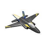 Глайдер на радіокеруванні KFPLAN KF605 з гіроскопом (Чорний), фото 3